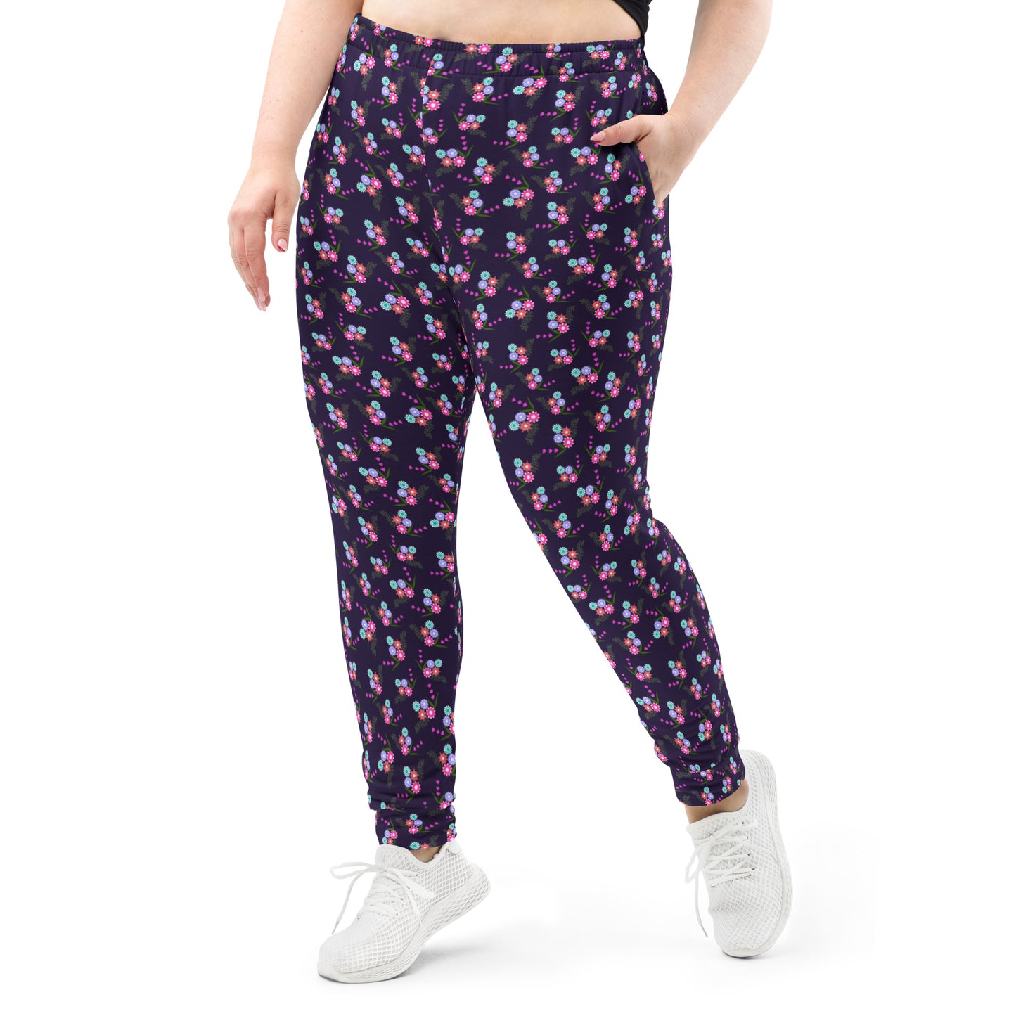 Blue Perfect Floral Women's Joggers