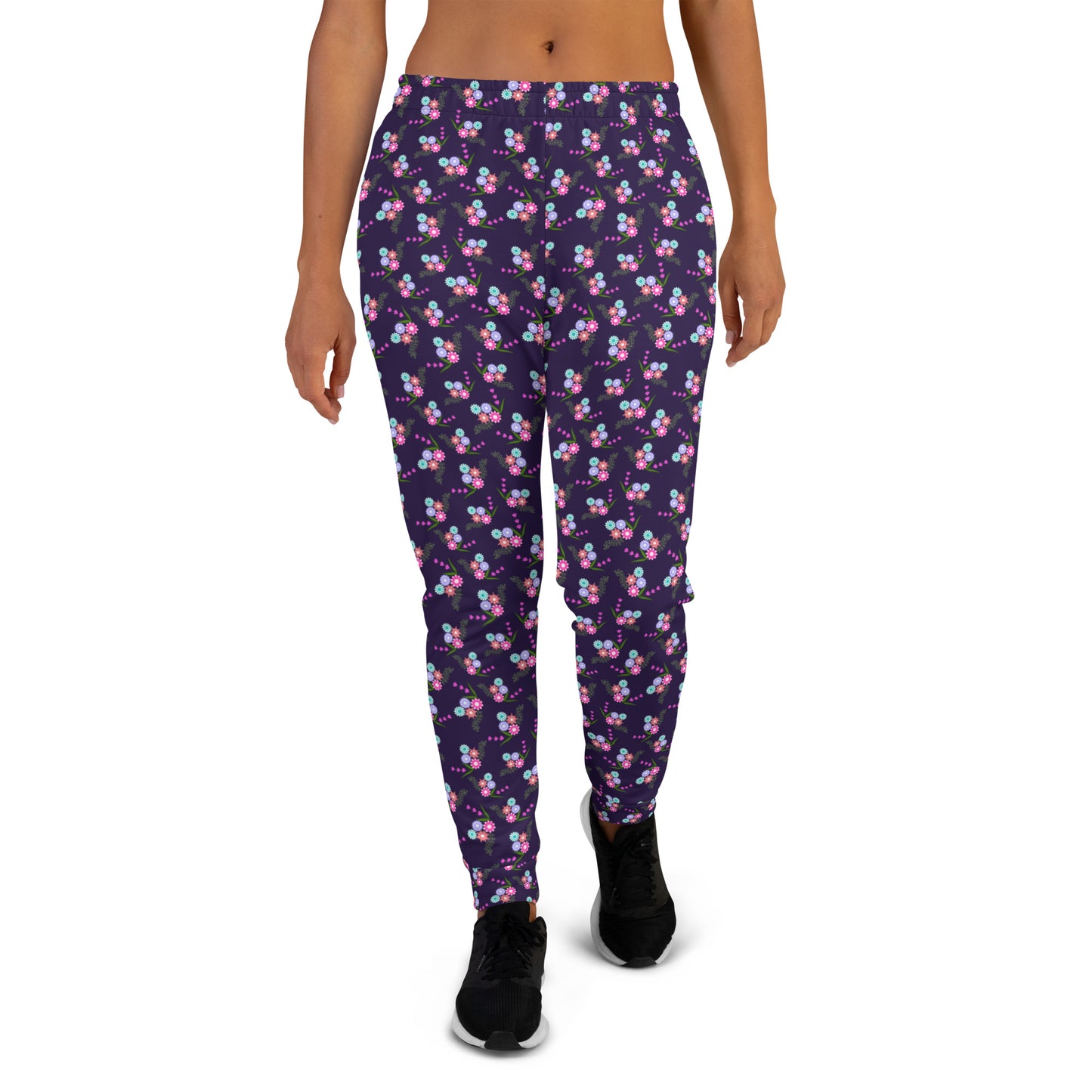 Blue Perfect Floral Women's Joggers