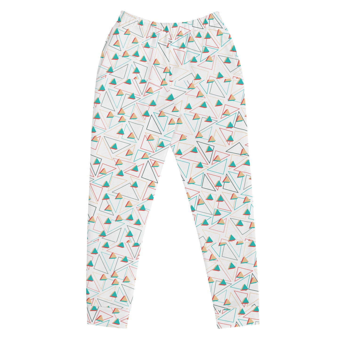 3D Triangles Pattern Recycled Women's Joggers