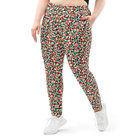 Kaleidoscopic Print Women's Joggers