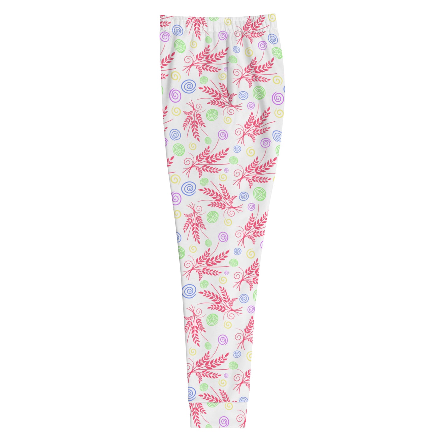 Recycled Women's White Patterned Joggers