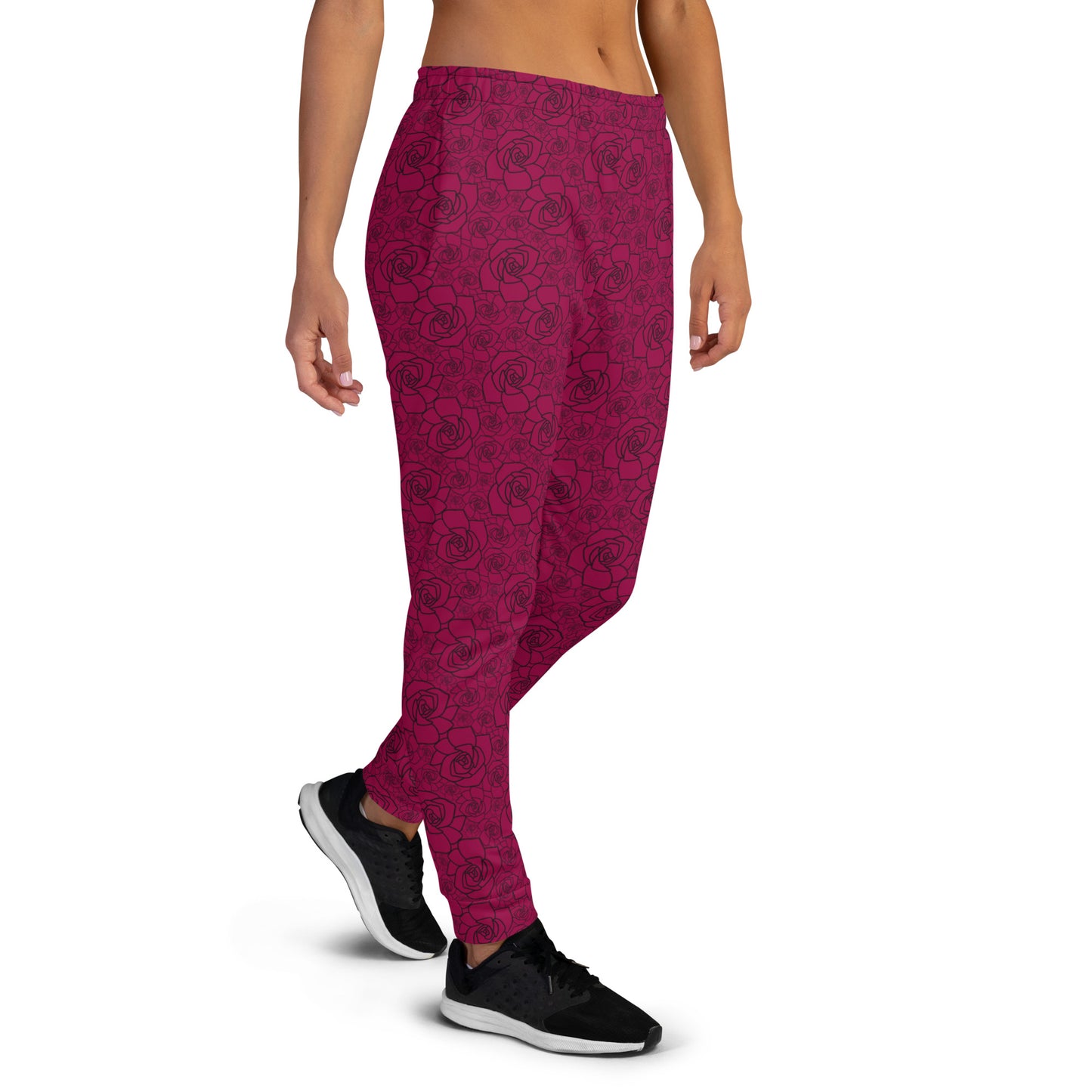 Burgundy Chic Women's Recycled Joggers