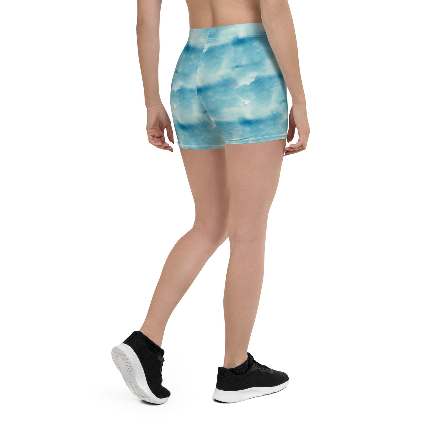 Skyline Whispers Printed Mid-Rise Shorts