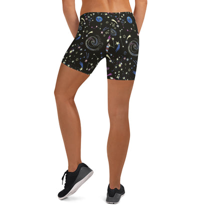 Nebula Nights Mid-Rise Shorts