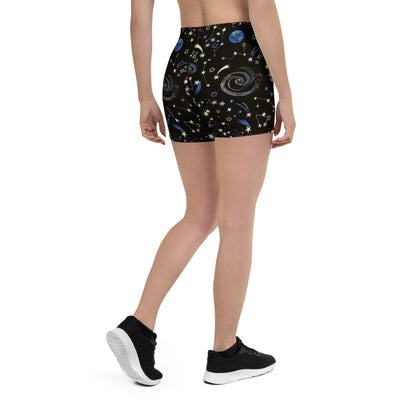 Nebula Nights Mid-Rise Shorts