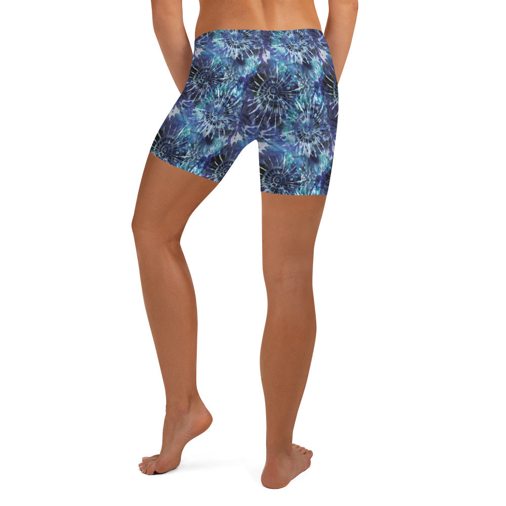 Blue Breeze Mid-Rise Shorts