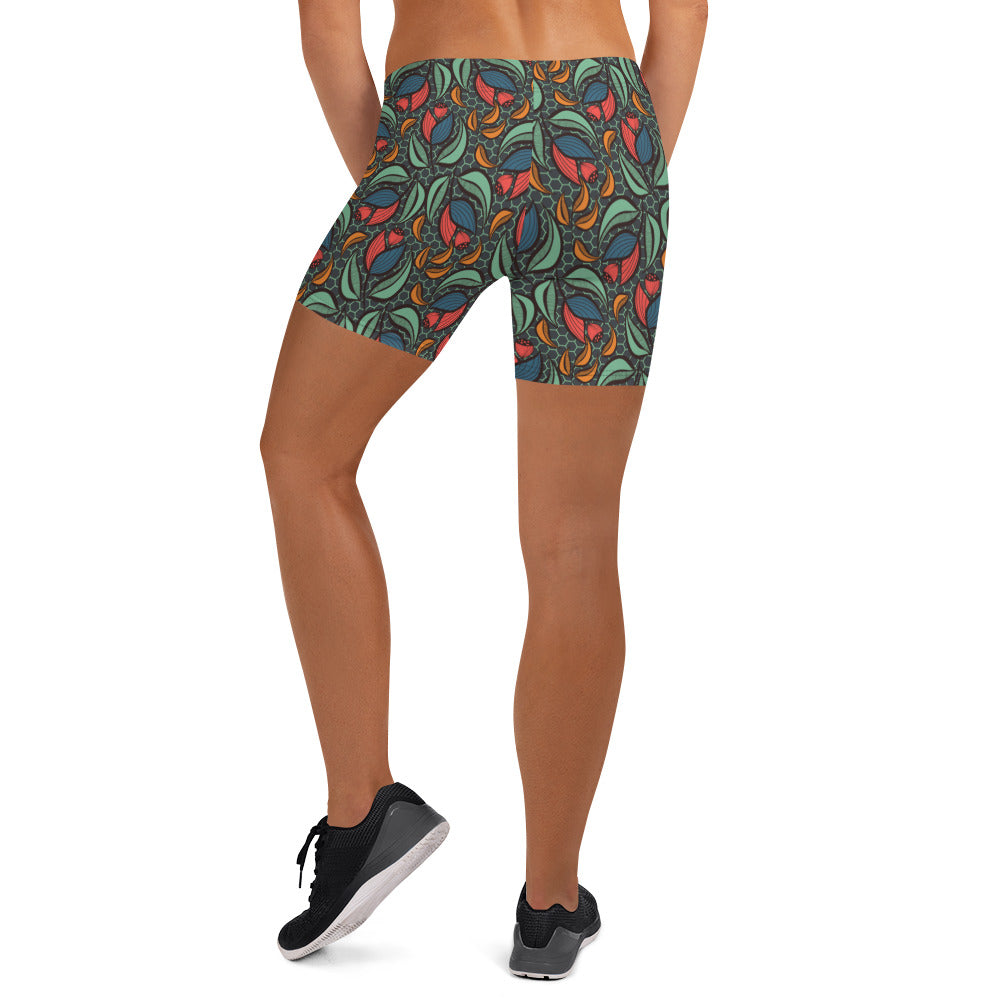 Modern Retro Boho Mid-Rise Shorts