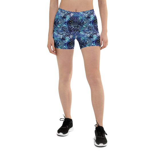 Blue Breeze Mid-Rise Shorts