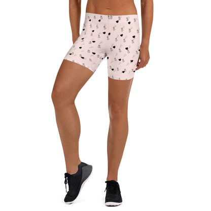 Rosy Affection Mid-Rise Shorts