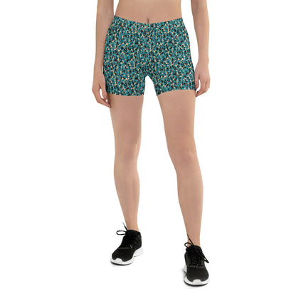 Wild Whiskers Mid-Rise Shorts