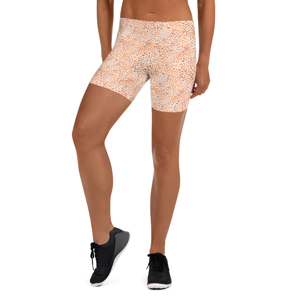 Feline Finesse Mid-Rise Shorts