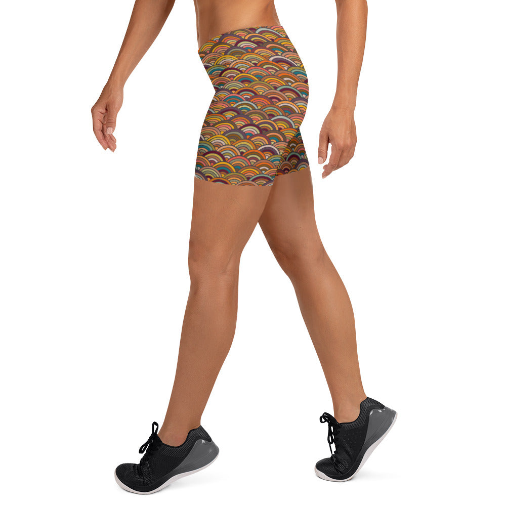 Colorburst Adventure Mid-Rise Shorts