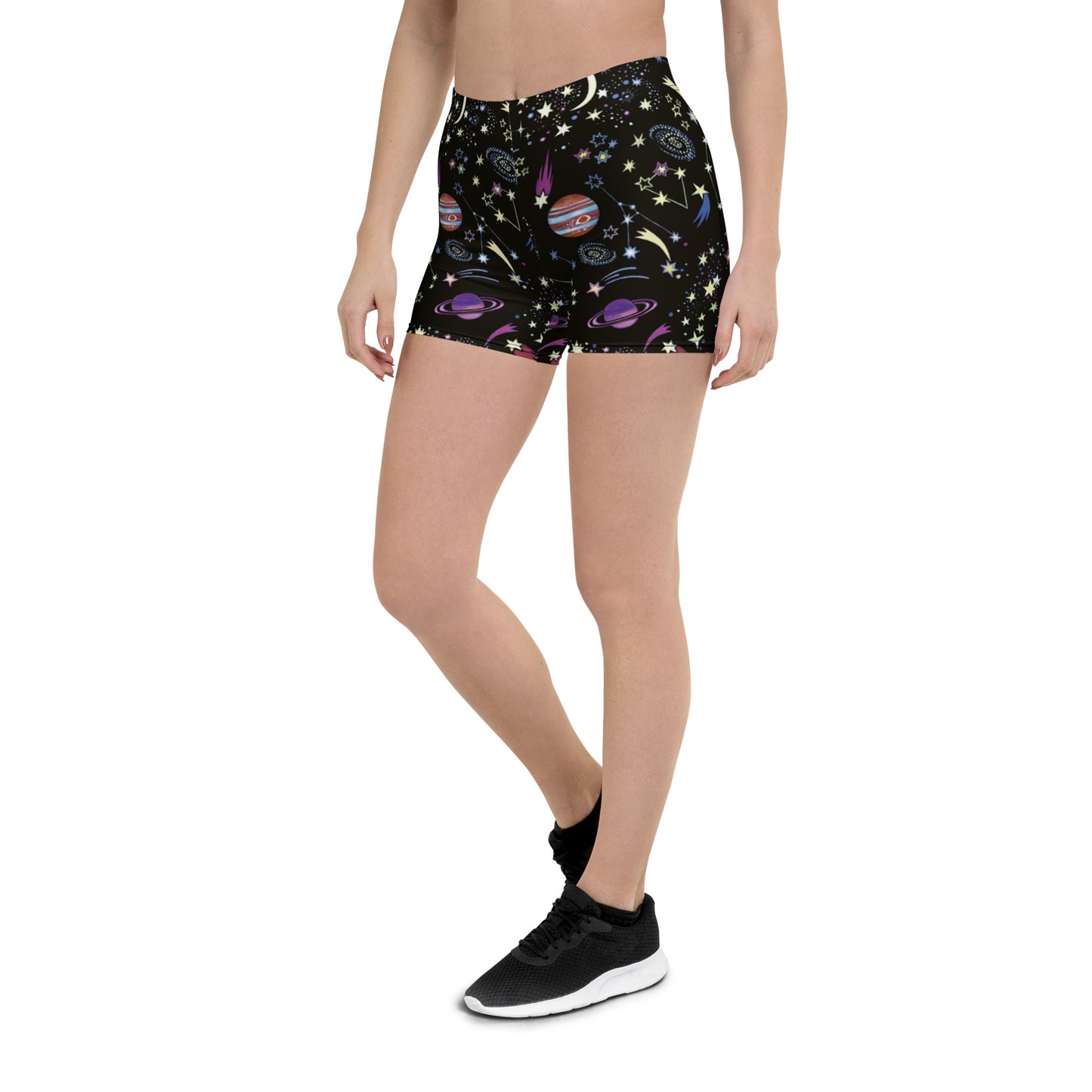 Nebula Nights Mid-Rise Shorts