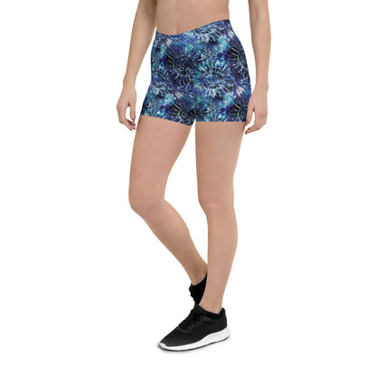 Blue Breeze Mid-Rise Shorts