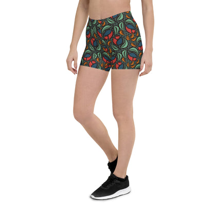 Modern Retro Boho Mid-Rise Shorts