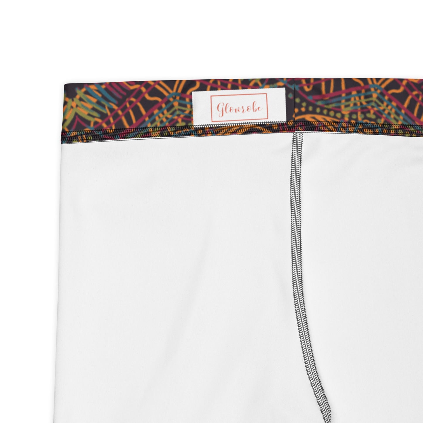 Painted Canvas Mid-Rise Shorts