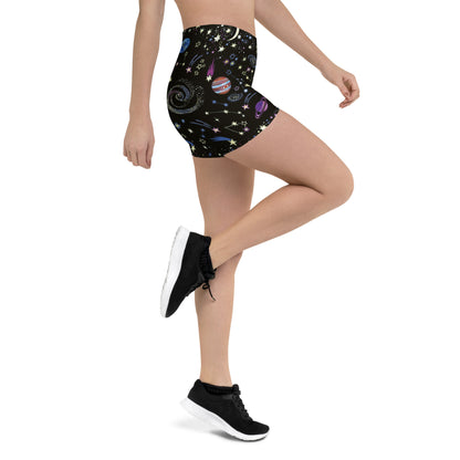 Nebula Nights Mid-Rise Shorts