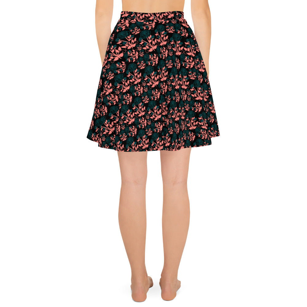 Floral Fantasy Skater Skirt