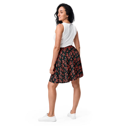 Floral Fantasy Skater Skirt