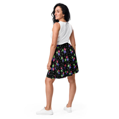 Botanic Twilight Skater Skirt