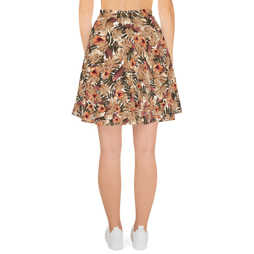 Orange Blossom Beauty Skater Skirt