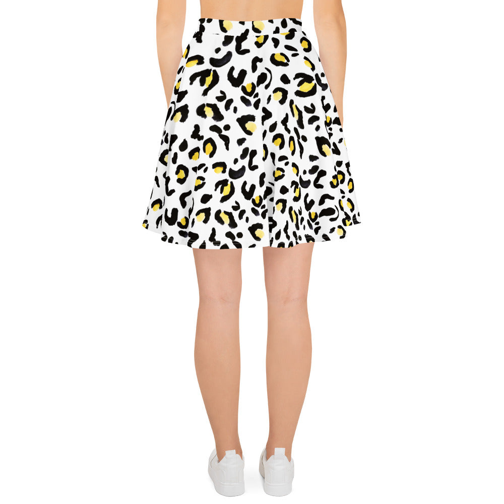 Wild Essence Leopard Skater Skirt