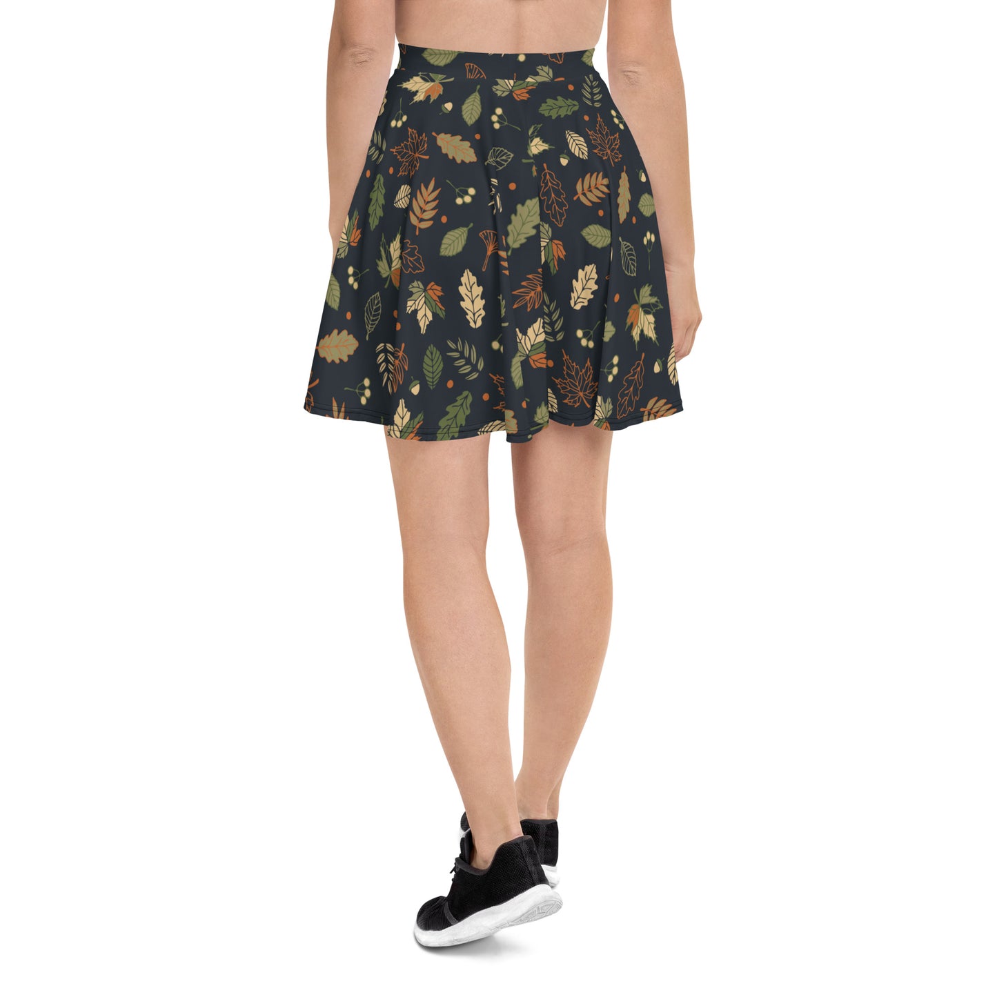 Forest Whispers Wrap Skater Skirt