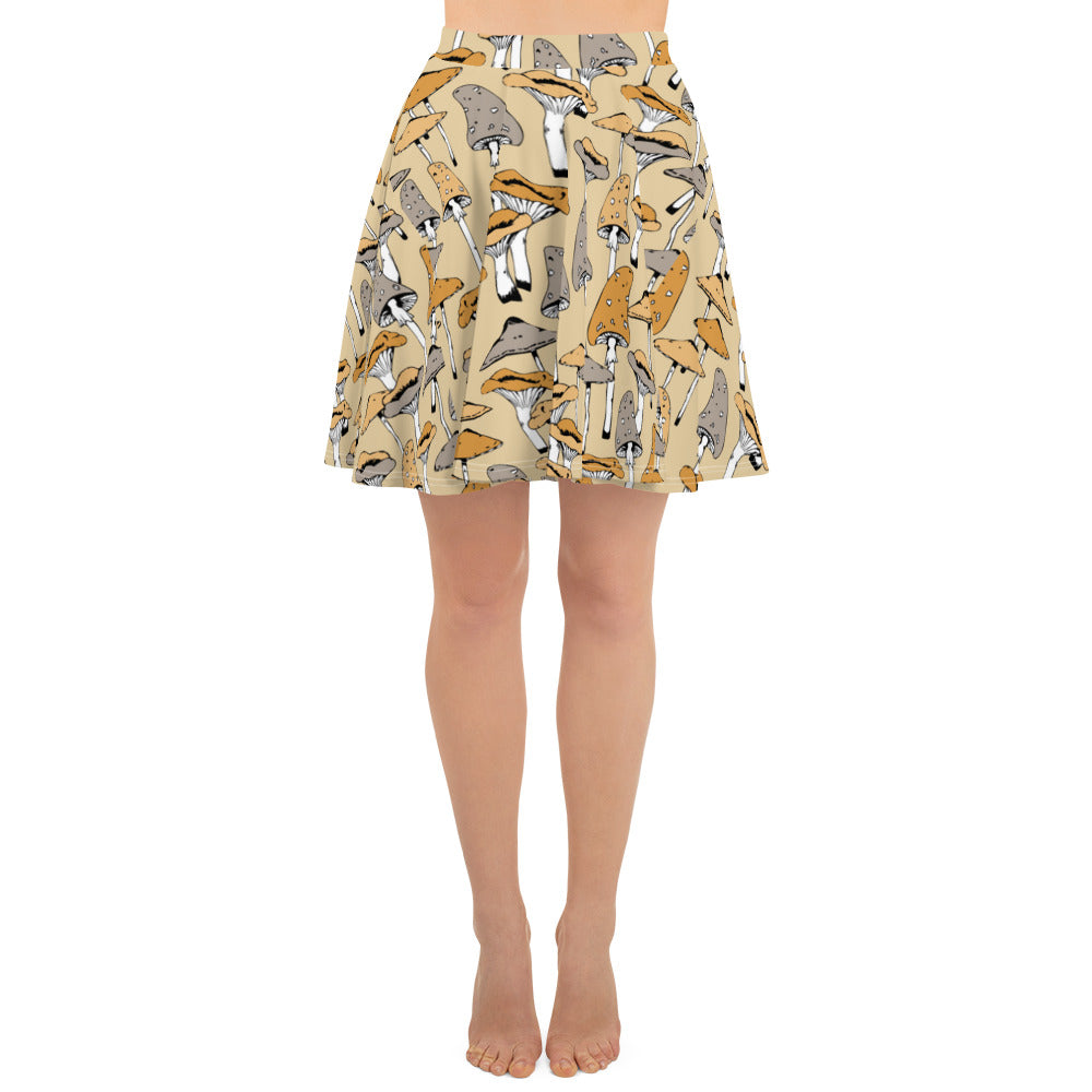 Everyday Glam Printed Skater Skirt