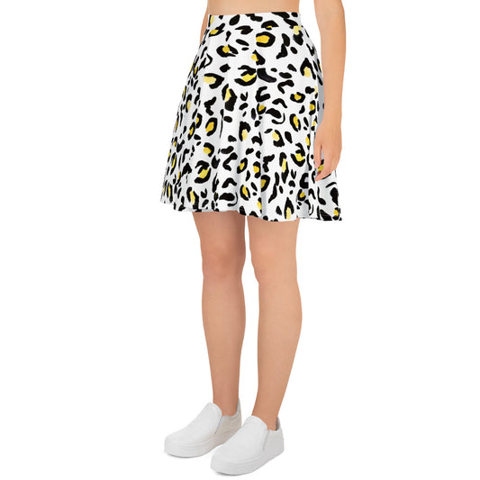 Wild Essence Leopard Skater Skirt