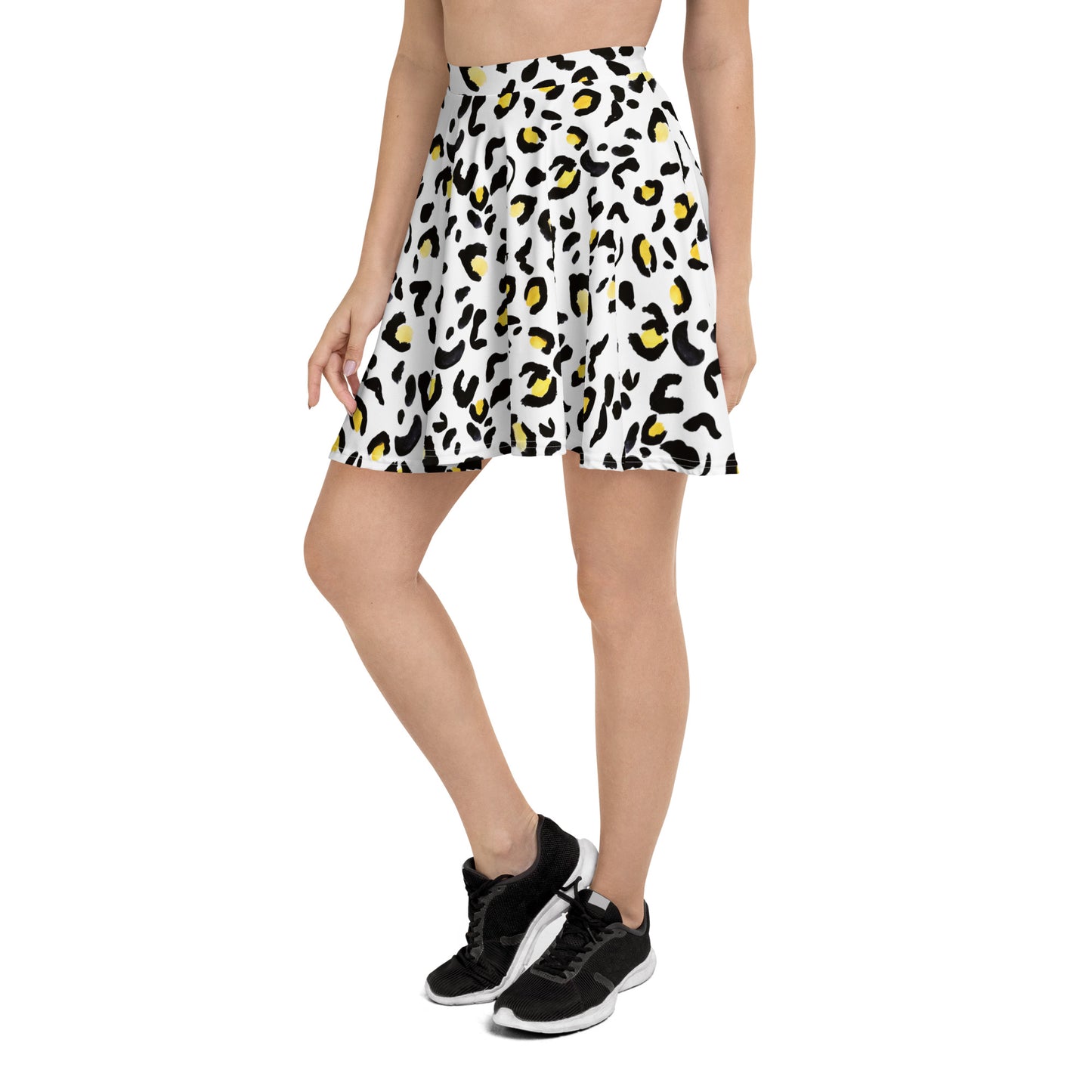 Wild Essence Leopard Skater Skirt