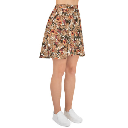 Orange Blossom Beauty Skater Skirt