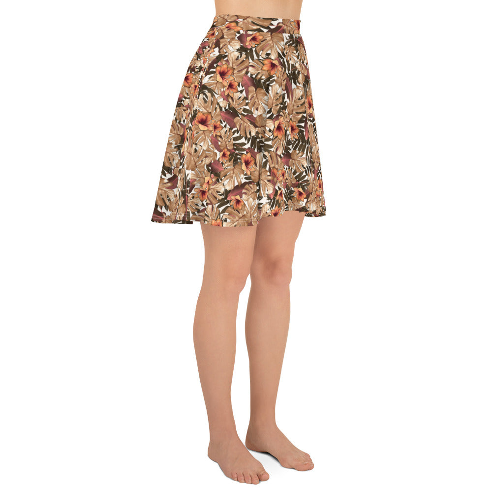 Orange Blossom Beauty Skater Skirt