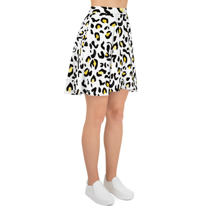 Wild Essence Leopard Skater Skirt