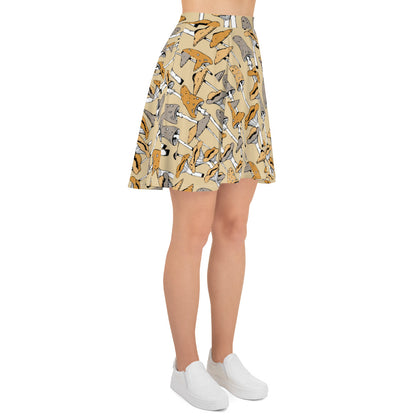 Everyday Glam Printed Skater Skirt