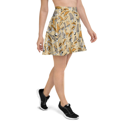 Everyday Glam Printed Skater Skirt