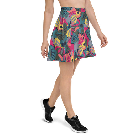 Elevated Essentials Printed Skater Skirt