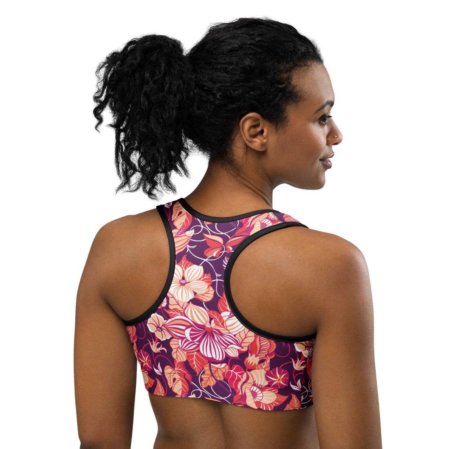 Mystic Petals Sports Bra