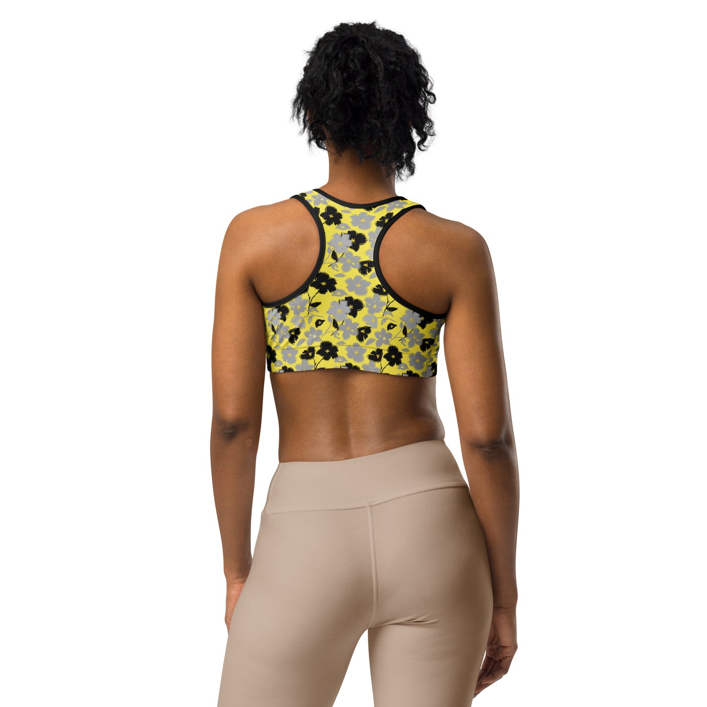 Golden Blossom Sports Bra