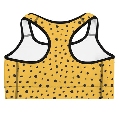 Golden Dots Sports Bra