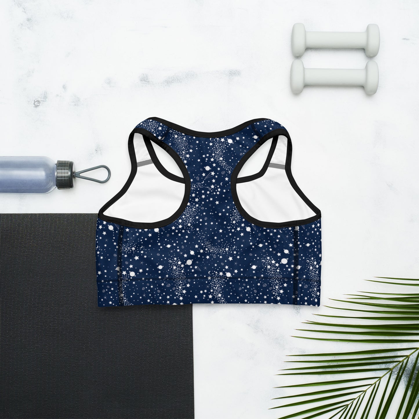 Starry Night Blue Sports Bra