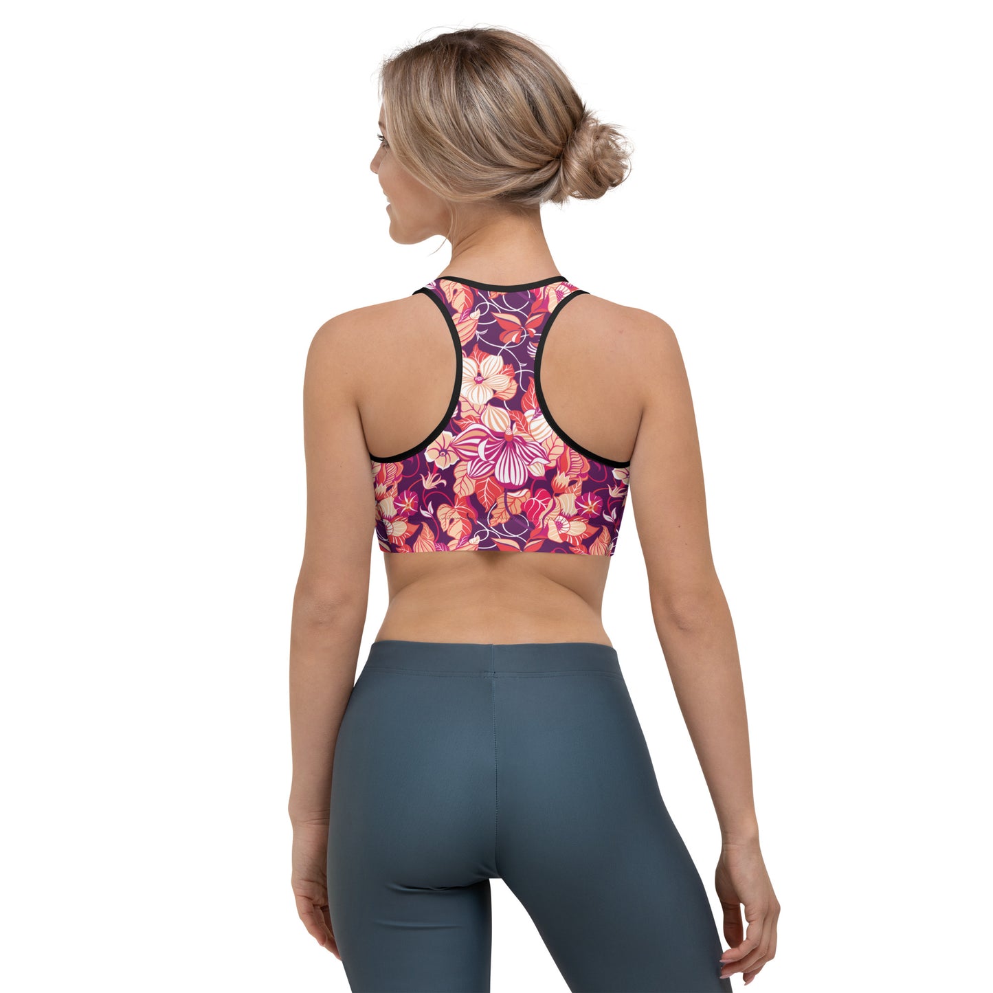 Mystic Petals Sports Bra