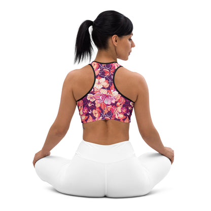 Mystic Petals Sports Bra