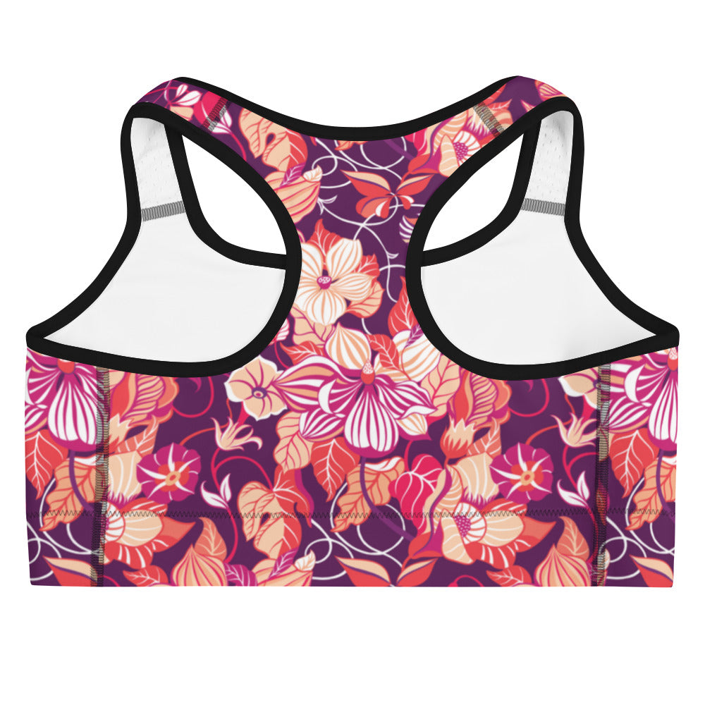 Mystic Petals Sports Bra