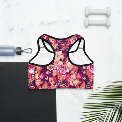 Mystic Petals Sports Bra