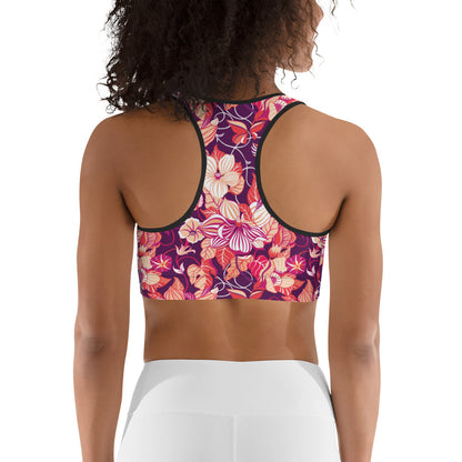 Mystic Petals Sports Bra