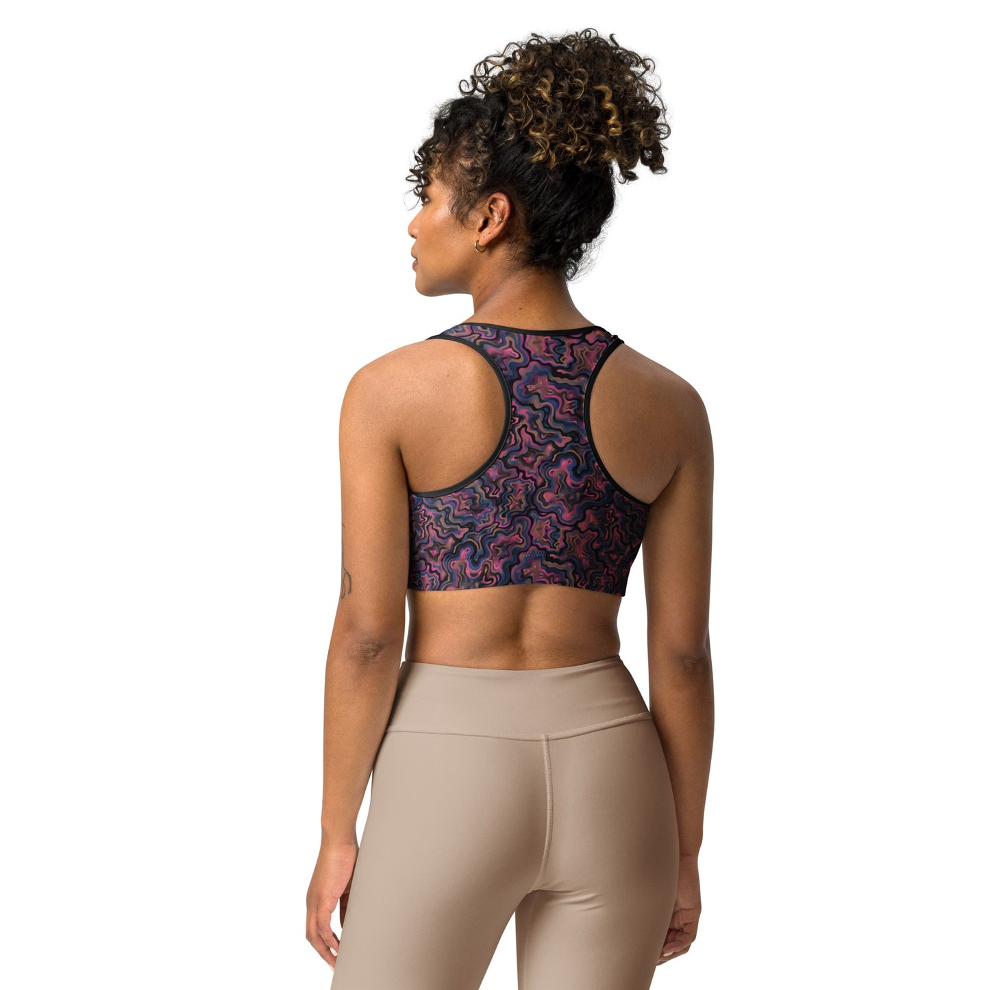 Marble Mirage Sports Bra