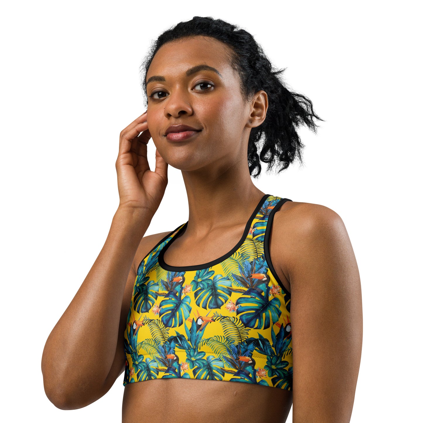 Lemon Leaf Sports Bra