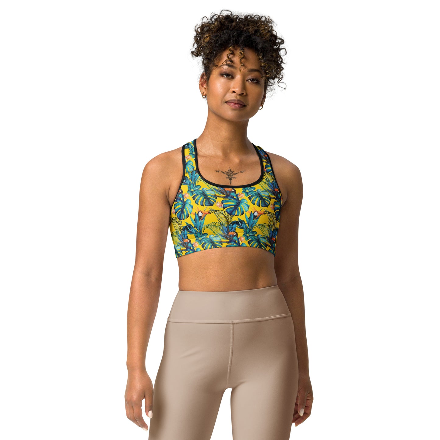 Lemon Leaf Sports Bra