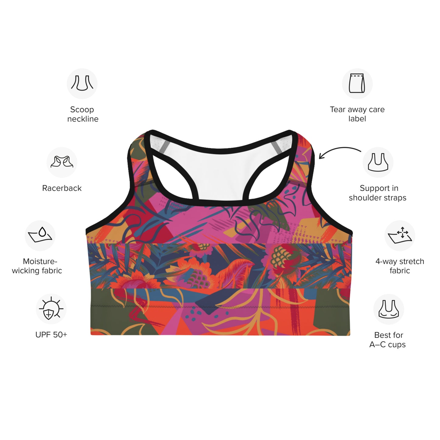 Radiant Rhythm Sports Bra