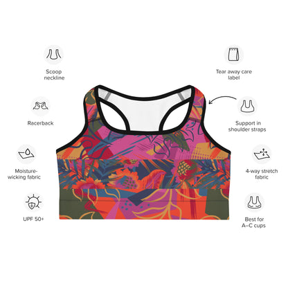 Radiant Rhythm Sports Bra